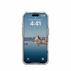 Urban Armor Gear Plyo mobile phone case 16 cm (6.3") Cover Silver, Transparent