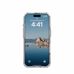 Urban Armor Gear Plyo mobile phone case 16 cm (6.3") Cover Transparent, White