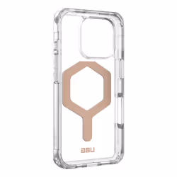 Urban Armor Gear Plyo, Cover, Apple, iPhone 16 Pro, 16 cm (6.3"), Rose gold, Transparent