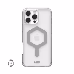 Urban Armor Gear Plyo, Cover, Apple, iPhone 16 Pro Max, 17.5 cm (6.9"), Silver, Transparent