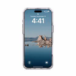 Urban Armor Gear Plyo mobile phone case 17.5 cm (6.9") Cover Silver, Transparent