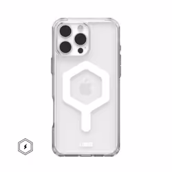 Urban Armor Gear Plyo, Cover, Apple, iPhone 16 Pro Max, 17.5 cm (6.9"), Transparent, White