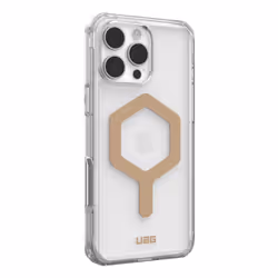 Urban Armor Gear Plyo mobile phone case 17.5 cm (6.9") Cover Gold, Transparent