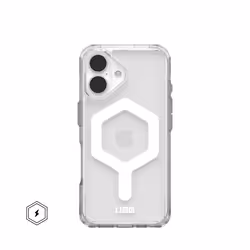 Urban Armor Gear Plyo, Cover, Apple, iPhone 16, 15.5 cm (6.1"), Transparent, White