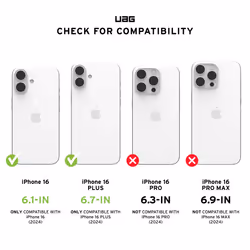 Urban Armor Gear 144378113636 mobile phone screen/back protector Camera lens protector Apple 3 pc(s)