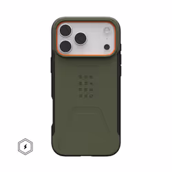 Urban Armor Gear Civilian mobile phone case 17.5 cm (6.9") Cover Olive, Orange - Additional view 2