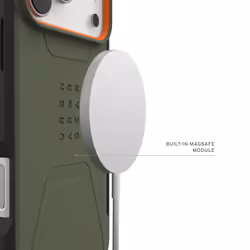 Urban Armor Gear Civilian mobile phone case 17.5 cm (6.9") Cover Olive, Orange - Additional view 6