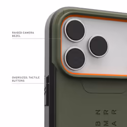 Urban Armor Gear Civilian mobile phone case 17.5 cm (6.9") Cover Olive, Orange - Additional view 7