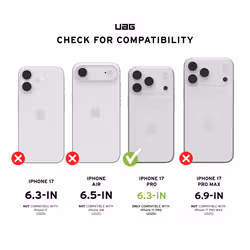Urban Armor Gear Pathfinder mobile phone case 16 cm (6.3") Cover Ash, Black - Additional view 5