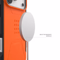 Urban Armor Gear Civilian Cover iPhone 17 Pro Max PC Orange - Additional view 3