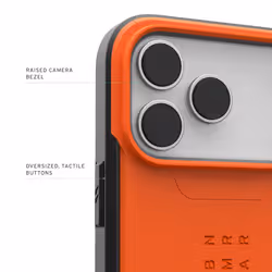 Urban Armor Gear Civilian Cover iPhone 17 Pro Max PC Orange - Additional view 4