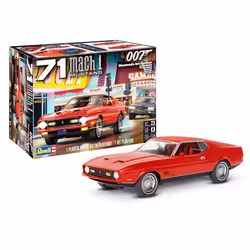 Revell 14555 '71 Ford Mustang Mach 1 429 """"James Bond 007 Diamonds are Forever 1:25 Scale 121-Piece Skill Level 5 Model Car ...
