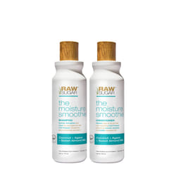 Raw Sugar Moisture Smoothie Shampoo and Conditioner with Coconut Oil  Agave  & Sweet Almond Milk  Hydrates & Nourishes Dry Hair  Formulated without Su
