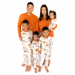 Burt's Bees Baby Baby Pets Family Jammies Matching Holiday Organic Cotton Pajamas Turkey Time One Size
