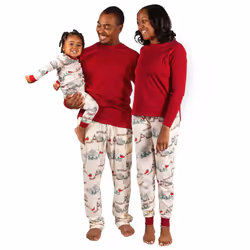 Burt's Bees Baby Baby 2-Piece Family Jammies Matching Holiday Organic Cotton Pajamas  Santa's Sleigh  24 Months