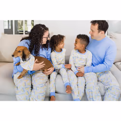 Burt's Bees Baby Baby 2-Piece Family Jammies Matching Holiday Organic Cotton Pajamas  Light The Menorah  18 Months