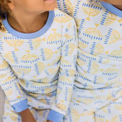 Burt's Bees Baby Baby Womens Family Jammies Matching Holiday Organic Cotton Pajamas  Light The Menorah  X-Large