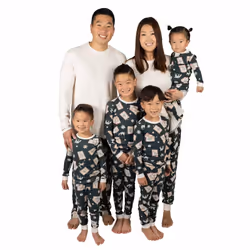 Burt's Bees Baby Baby Toddler 2-Piece Family Jammies Matching Holiday Organic Cotton Pajamas  Letters to Santa  4X-Small