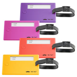 Mr Pen Luggage Tags  4 Pack  Colorful  Luggage Tags for Suitcases  Luggage Tag  Bag Tags for Luggage  Travel Tags for Luggage