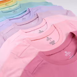 HonestBaby Multipack Long Sleeve T-Shirts Tee 100% Organic Cotton Infant Baby  Toddler  Little Kids Boys  Girls  Unisex  Rainbow Pinks