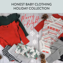 HonestBaby 3-Pack Footed Pants Roomy Fit Pull on Bottoms 100% Organic Cotton for Infant Baby Boys  Girls  Unisex  Emerald Floral