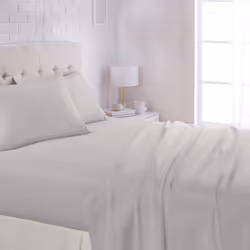 Amazon Basics Lightweight Super Soft Comfortable Easy Care Microfiber 4-Piece Bed Sheet Set with 14-Inch Deep Pockets  Queen  ...