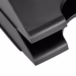 Amazon Basics Rectangular Stackable Office Letter Trays  Pack of 12  letter size  Black