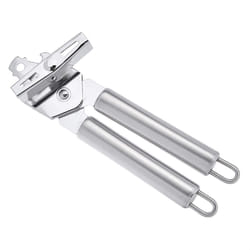 3-in-1 Stainless Steel Manual Tin Can Opener, Durable and With Hook for Easy Hang Drying (Previously AmazonCommercial brand)