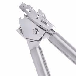 3-in-1 Stainless Steel Manual Tin Can Opener, Durable and With Hook for Easy Hang Drying (Previously AmazonCommercial brand)