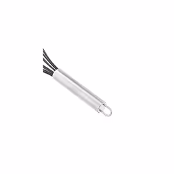 Stainless Steel and Silicone Non-Stick Coated Whisk Set, Pack of 3, Black, 20.3, 25.4 and 30.5 cm (Previously AmazonCommercial brand)