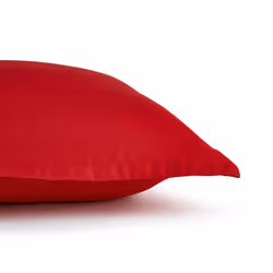 Amazon Basics 3 Piece Microfiber Kid's Comforter and Pillow Sham Set  Full/Queen  Red  Solid