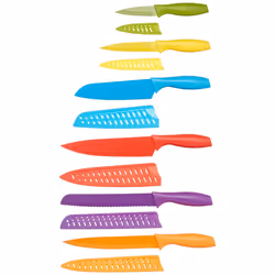 12-Piece Knife Set, Multicolor