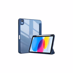 ProCase for iPad 10th Generation Case with Pencil Holder 2022 iPad 10.9 Inch Case, Clear Transparent Back Shell Shockproof Co ...