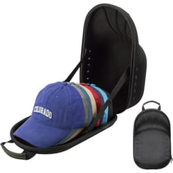 ProCase Hat Travel Hard Case  Hat Carrier Storage Bag for Baseball Caps  Hat Organizer Box with Adjustable Shoulder Strap  Ball