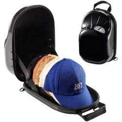 ProCase Hat Travel Case  Hard Hat Case for 67 Baseball Caps Lids Hat Storage Organizer with Carrying Handle & Shoulder Strap Cap Case Hat Carrier for