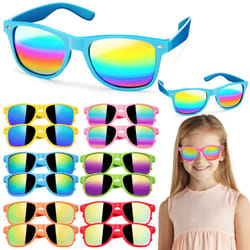 JOYIN 12 Pcs Kids Sunglasses Party Favors bulk  Neon Sunglasses with UV Protection for Kids. Pool Party Favors  Boys and Girls Party sunglasses  Goody