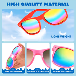 JOYIN 12 Pcs Kids Sunglasses Party Favors bulk  Neon Sunglasses with UV Protection for Kids. Pool Party Favors  Boys and Girls Party sunglasses  Goody