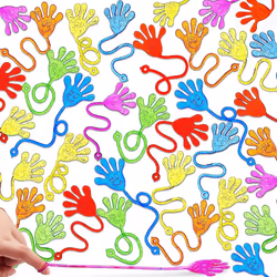 JOYIN 48Pcs Sticky Hands Party Favors Party Table Favors Set for Kids Holiday Traditions Xmas Gift Bendy Tube Bendy Tube ...