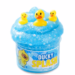 Bubblebath Duck Clear Slime, Butter Slime Party Favors, Non-Sticky, Mess-Free, Stress Relief, Fluffy Slime for Girls and Boys ...
