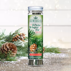 Scentsicles 6 Scented Christmas Tree Hanging Sticks White Winter Fir