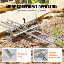 VEVOR Chainsaw Mill 14"-36" Guide Bar and 9 ft Aluminum Rail Mill Guide System - Additional view 5