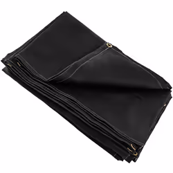 VEVOR 8 x 10 Ft Welding Blanket Black Fiberglass Blanket Portable Fiberglass Fire Retardant Blanket Welding Mat Welding Firep ...