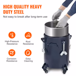 VEVOR Spray Paint Pressure Pot Tank, 30L/8gal Air Paint Pressure Pot with Manual Mixing Agitator, Leak Repair Sealant for Industry Home Decor