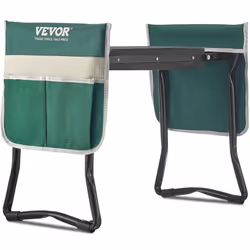 VEVOR Garden Kneeler and Seat Foldable Garden Stool 8" EVA Pad 330 lbs Capacity