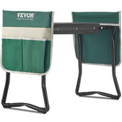 VEVOR Garden Kneeler and Seat Foldable Garden Stool 8" EVA Pad 330 lbs Capacity