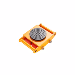 Machinery Skate Dolly, 13,200 LBS/6T Industrial Machinery Mover, Heavy Duty Carbon Steel Machinery Moving Skate with 4 PU Whe ...