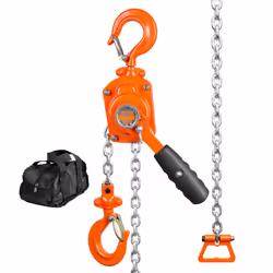 VEVOR Manual Lever Chain Hoist 1/2 Ton 1100 lbs Capacity 5 FT Come Al