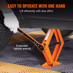 VEVOR Scissor Jack 2.5 Ton Steel Scissor Car Lift Jack Kit with Lug Wrench - Additional view 4
