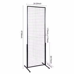 VEVOR 2' x 5.6' Grid Wall Panels Tower 2 Packs Wire Gridwall Display Racks - Additional view 7