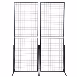VEVOR 2' x 5.6' Grid Wall Panels Tower 2 Packs Wire Gridwall Display Racks - Additional view 9